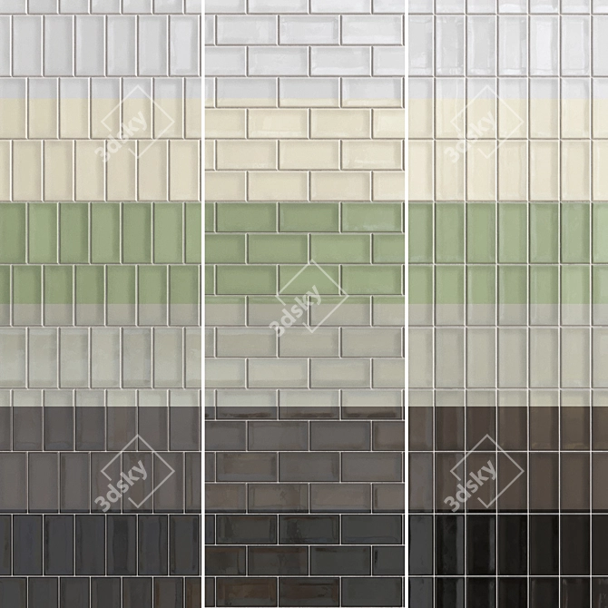 El Barco Ceramic Tile Set 3D model image 3