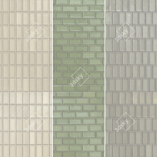 El Barco Ceramic Tile Set 3D model image 4