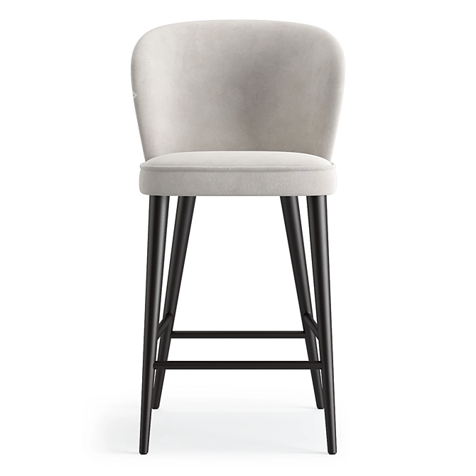 Tommy Lavsit Bar Chair: Stylish Modern Design 3D model image 2