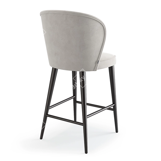 Tommy Lavsit Bar Chair: Stylish Modern Design 3D model image 4