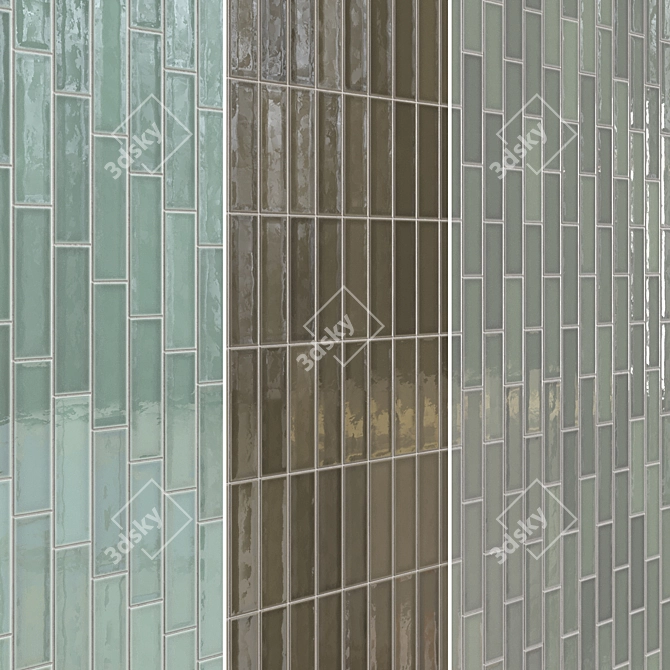 El Barco Acuarela Ceramic Tiles 3D model image 2