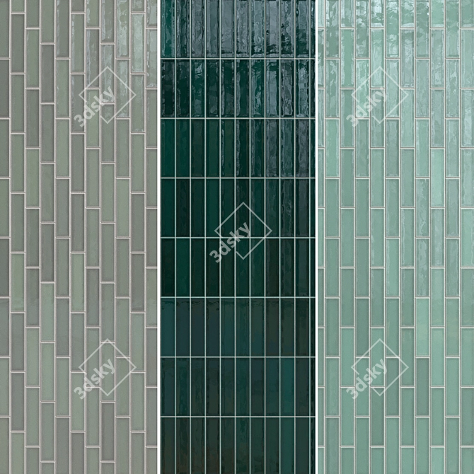 El Barco Acuarela Ceramic Tiles 3D model image 4