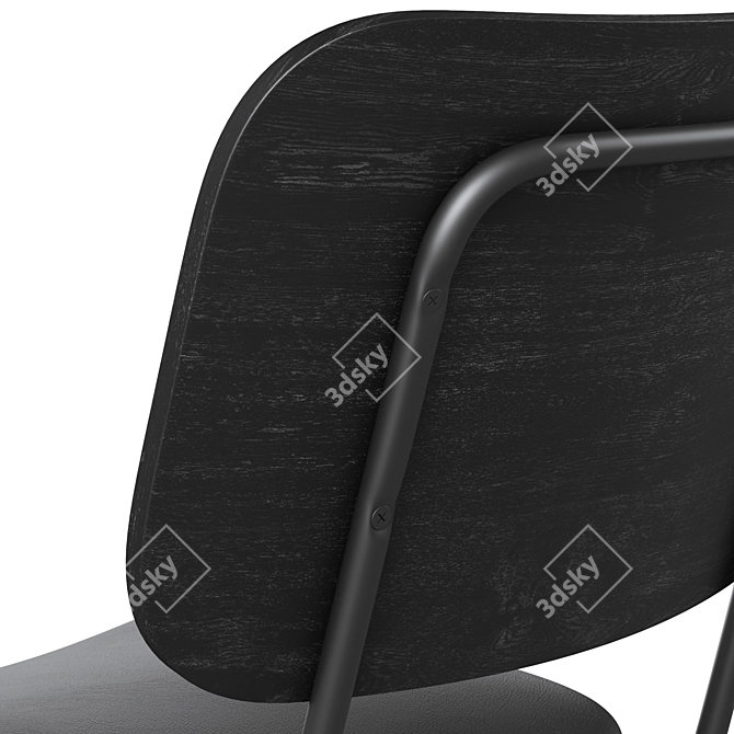 Modern Dining Set with Brent 3D model image 4
