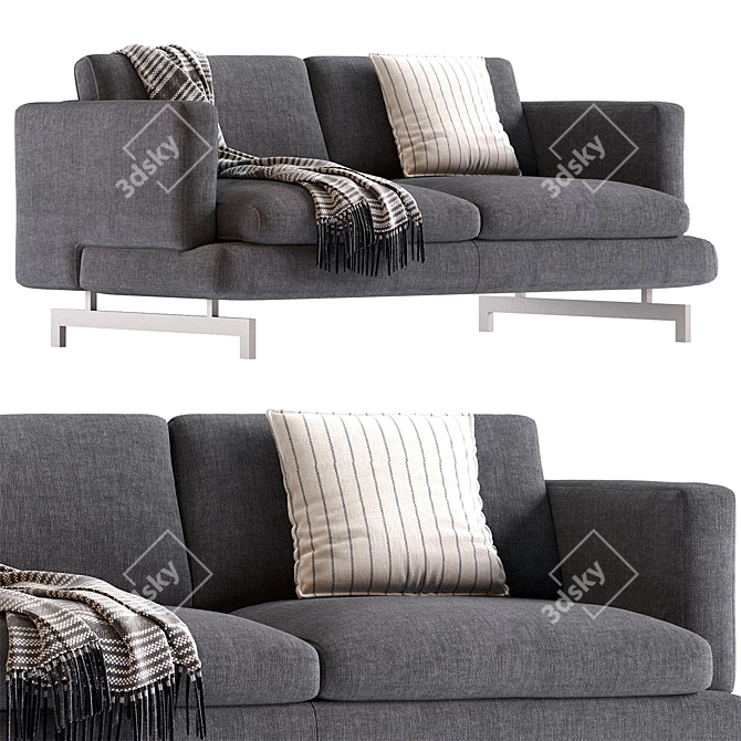 Natuzzi Jeremy Sofa 3D Model 3D model image 2