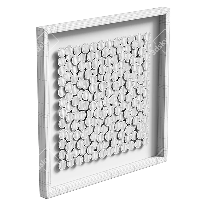 UV Unwrapped Shadow Box Display 3D model image 6