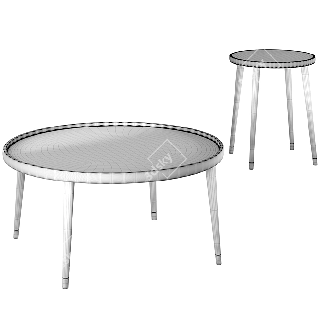 Porada Bignè Coffee Table 3D model image 2