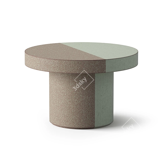 Modern Frari Cimento Table Set 3D model image 4