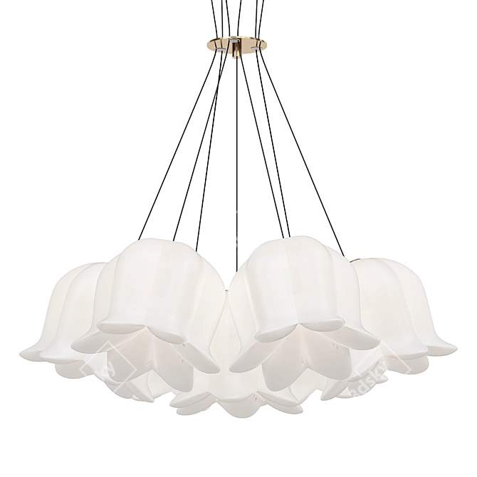 Elegant LILLIS Pendant Chandelier 3D model image 1