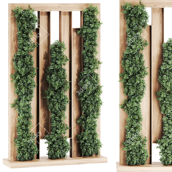 64 Plants Set 3D Model 3D model image 1