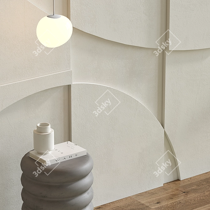 Modern Wall Decor Set 26 3D model image 3