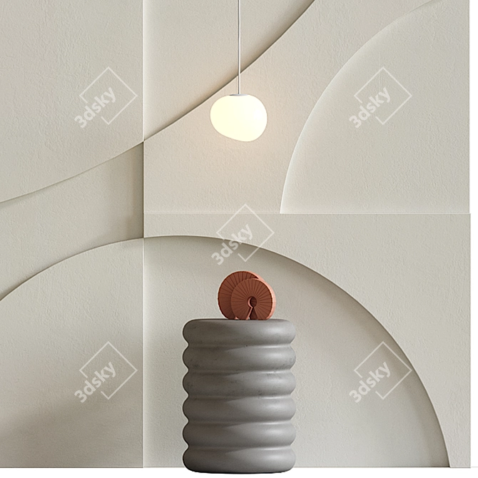 Modern Wall Decor Set 26 3D model image 6