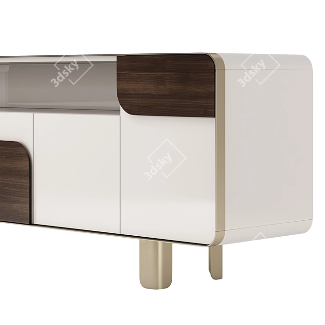 Luxury Modern Turri Sideboard 3D model image 6