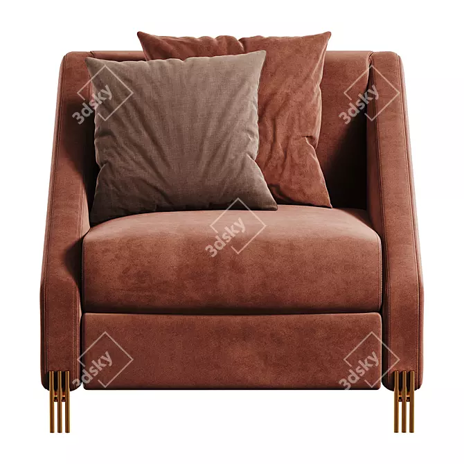 Stylish Model Chair Candice 3D model image 3