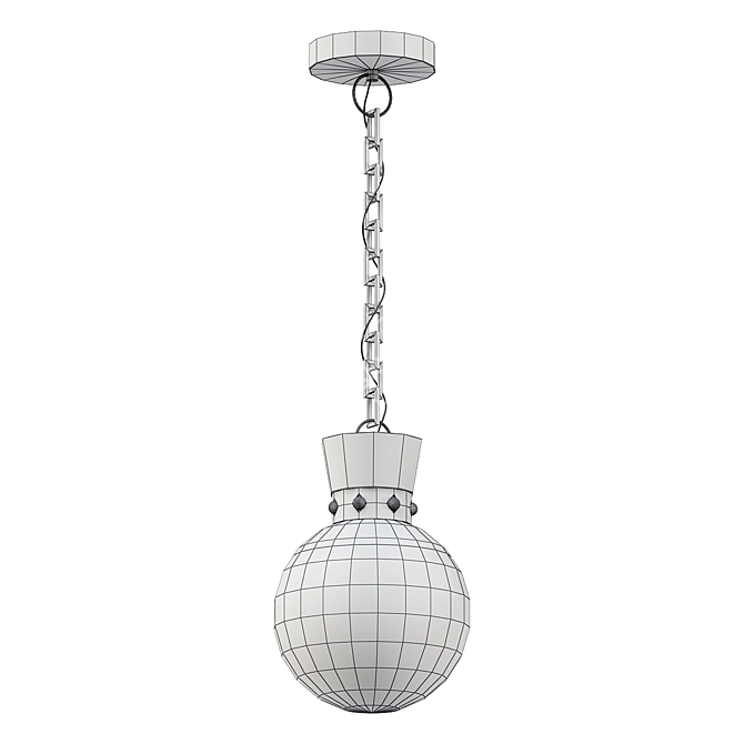 Julie Neill Small Pendant Light 3D model image 2