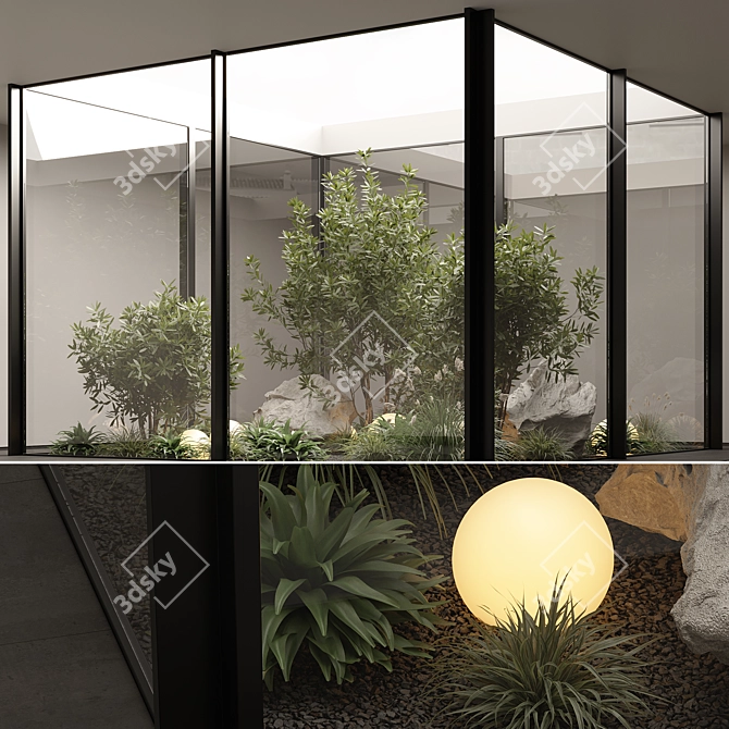 Botanical Bundle 3D Plants Set 3D model image 2
