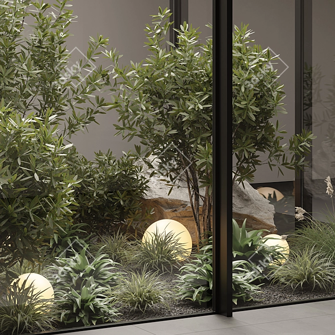 Botanical Bundle 3D Plants Set 3D model image 5