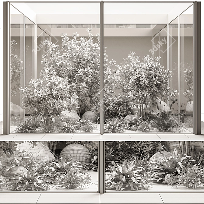Botanical Bundle 3D Plants Set 3D model image 7