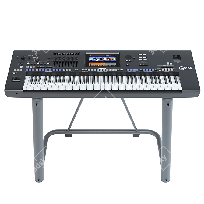  Yamaha Genos V2.1 Workstation Bundle 3D model image 2