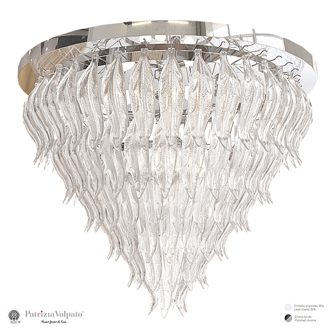 Petali 8002 PL80 Ceiling Light 3D model image 2