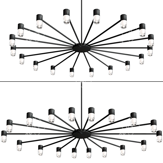 Modern Galileo Pendant Lamps 3D model image 1