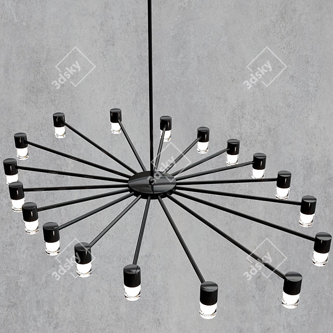 Modern Galileo Pendant Lamps 3D model image 2