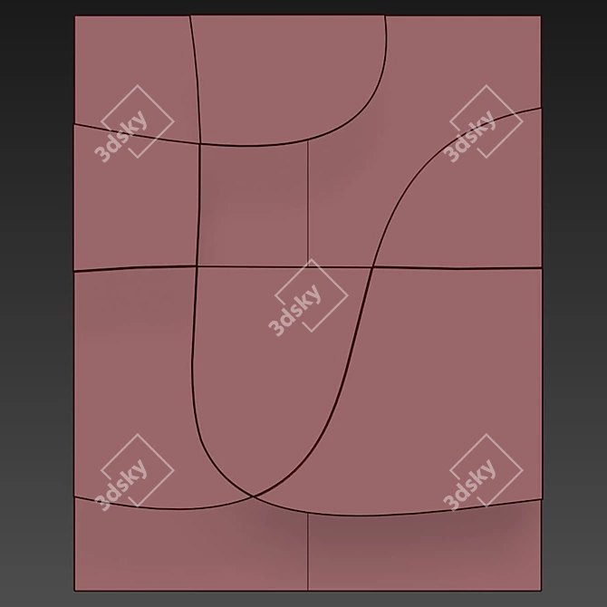 Artwork Set Canyon Series 3D model image 7