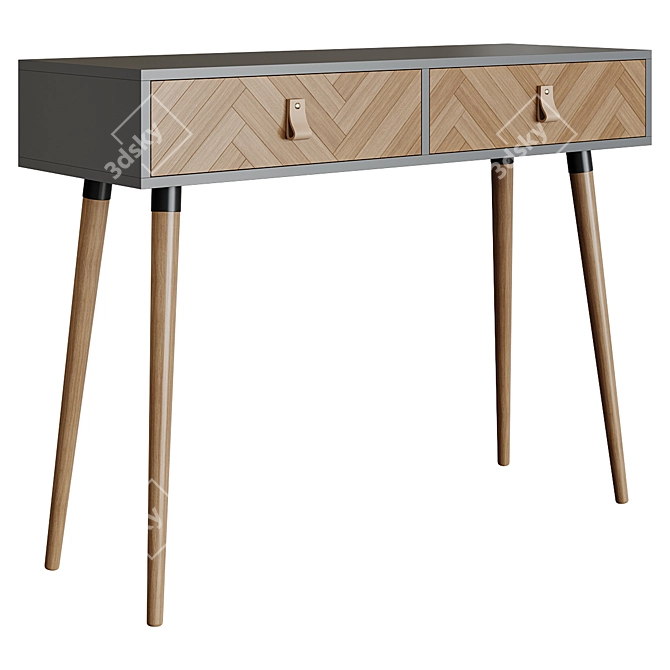 Consol 100cm Console Table VonHaus 3D model image 1
