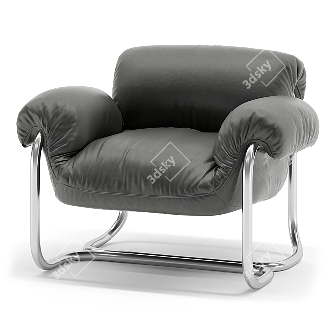 Elegant So Good Armchair Model 3D model image 1