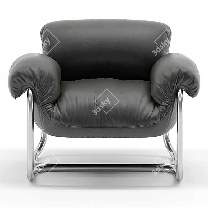 Elegant So Good Armchair Model 3D model image 2