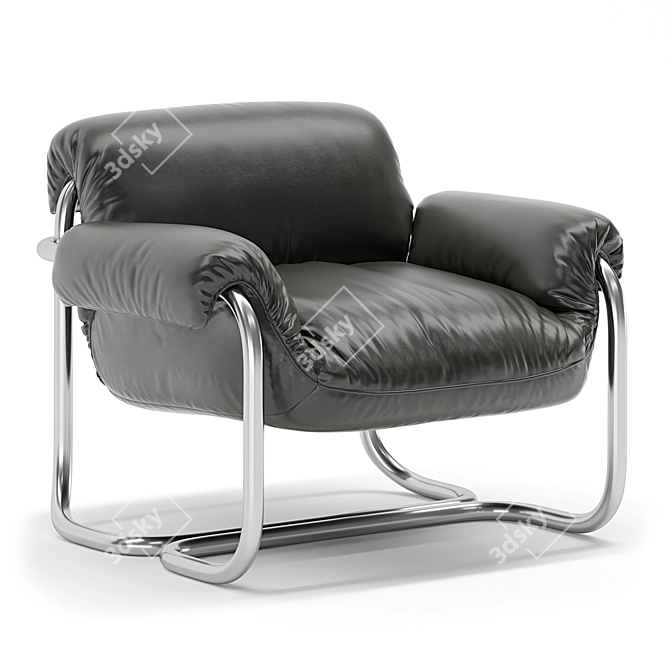 Elegant So Good Armchair Model 3D model image 6