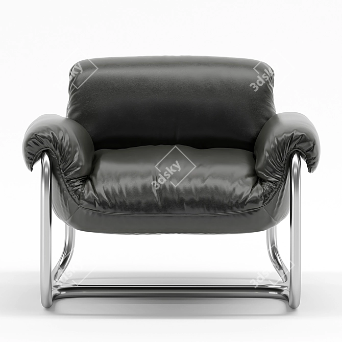 Elegant So Good Armchair Model 3D model image 7