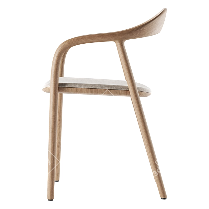 Modern Artisan Neva Chair 3D model image 3