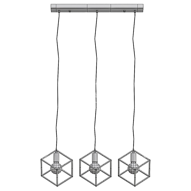 Alessio Pendant Light by Venumblack 3D model image 3