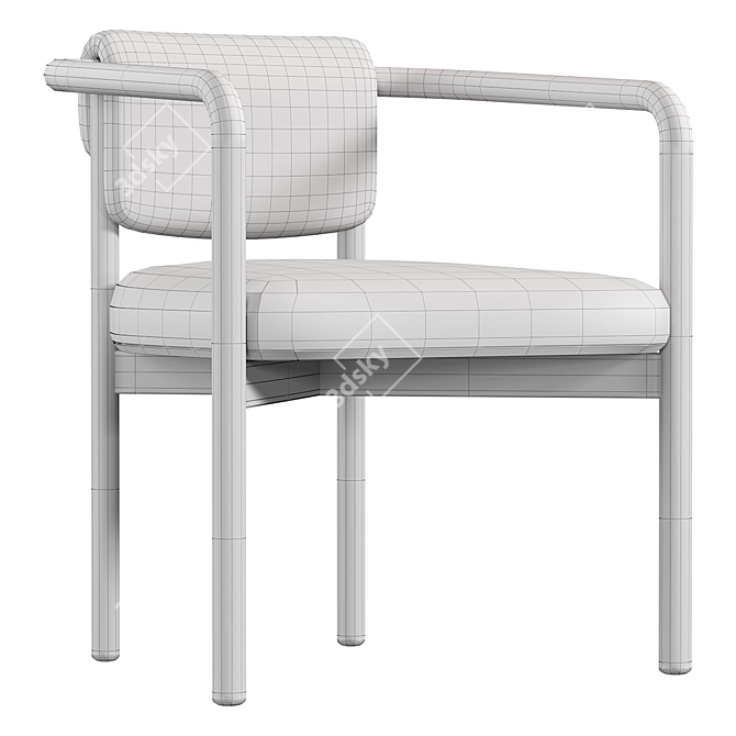 Modern Joli Chair by Zilio 3D model image 4