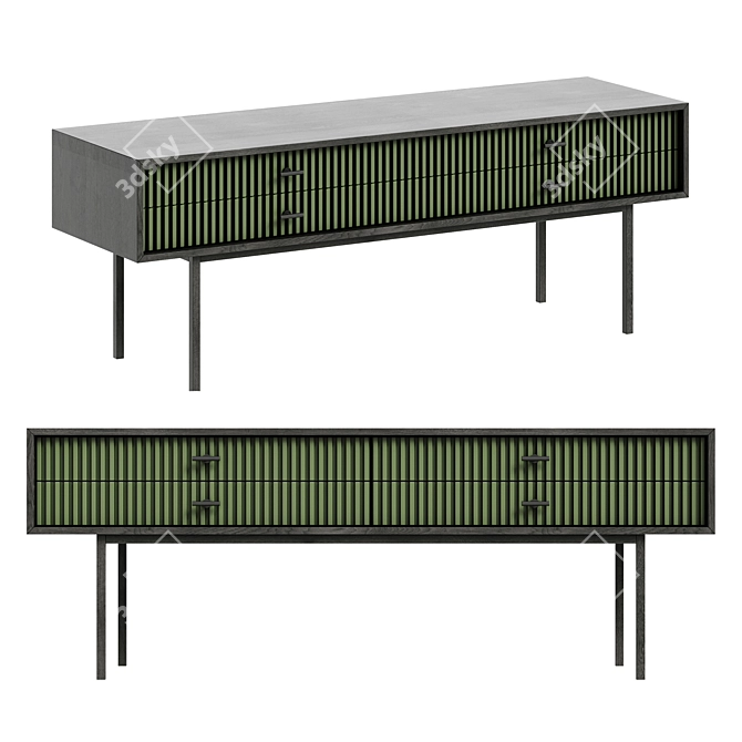 Emerson EM23 Green 3D Model 3D model image 3