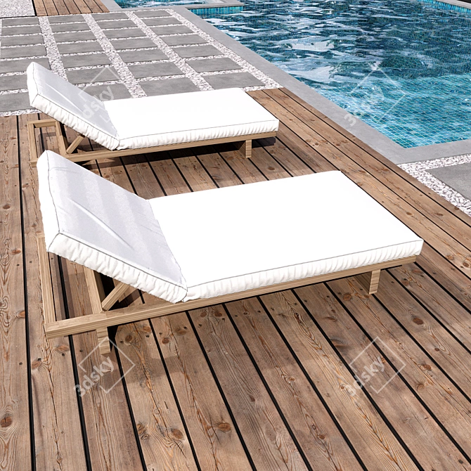Aquatic Caustic Pool Model 3D model image 2