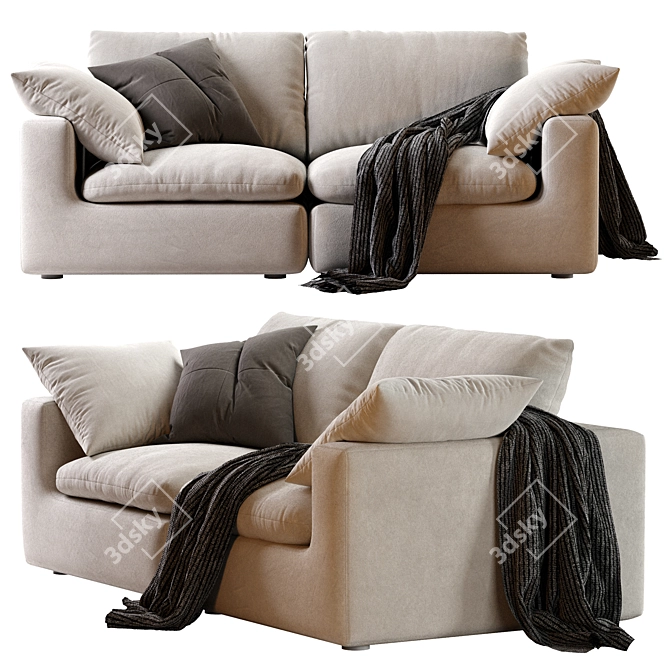 Contemporary Dawson Sofa, 2016 Version 3D model image 2