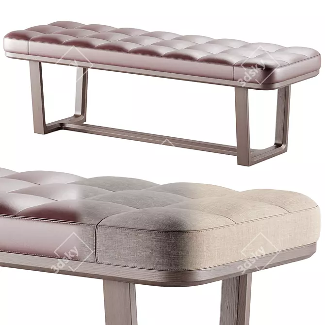 Modern VINCENT Bench, Domkapa 3D model image 1