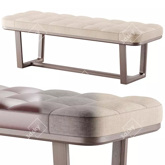 Modern VINCENT Bench, Domkapa 3D model image 3