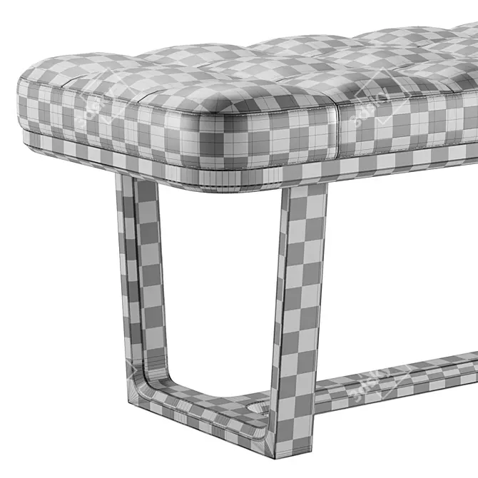 Modern VINCENT Bench, Domkapa 3D model image 6