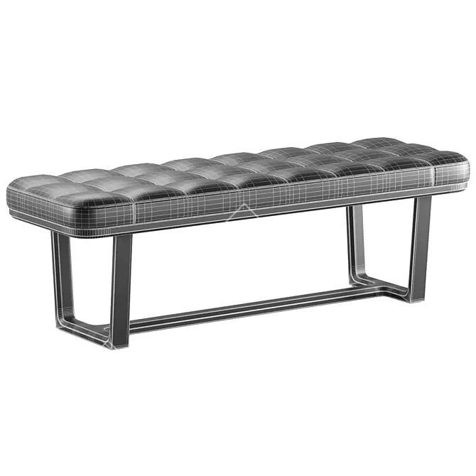 Modern VINCENT Bench, Domkapa 3D model image 7