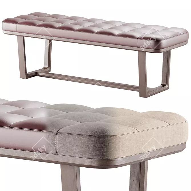 Modern VINCENT Bench, Domkapa 3D model image 8