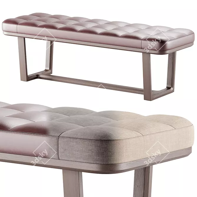 Modern VINCENT Bench, Domkapa 3D model image 10