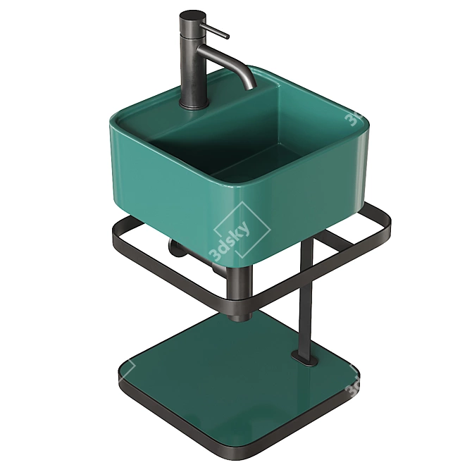 Les Petites Vanity Unit & Washbasin 3D model image 3