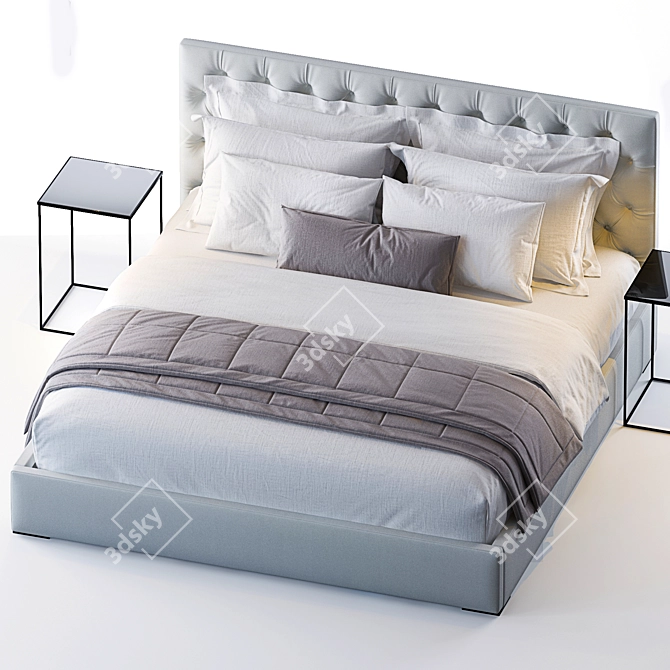 Adler Eco-Friendly Bed 3D model image 2