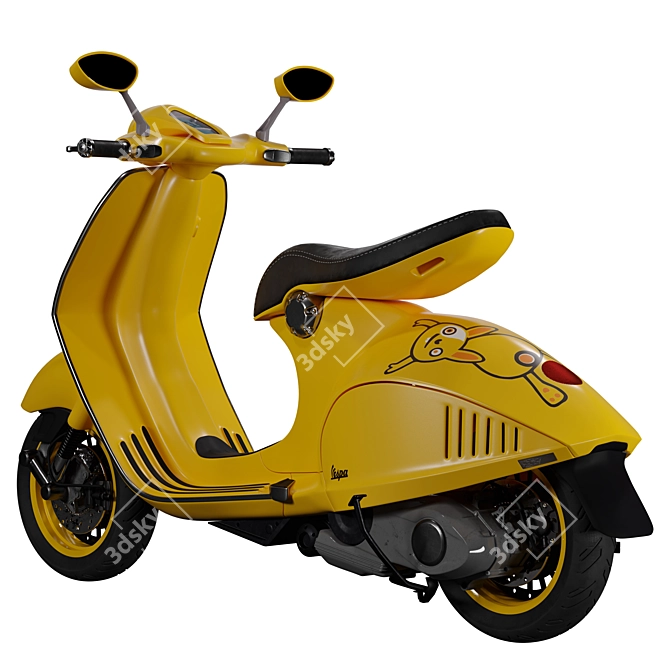 Vespa 946 3D Model Render 3D model image 6