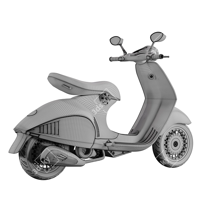 Vespa 946 3D Model Render 3D model image 8