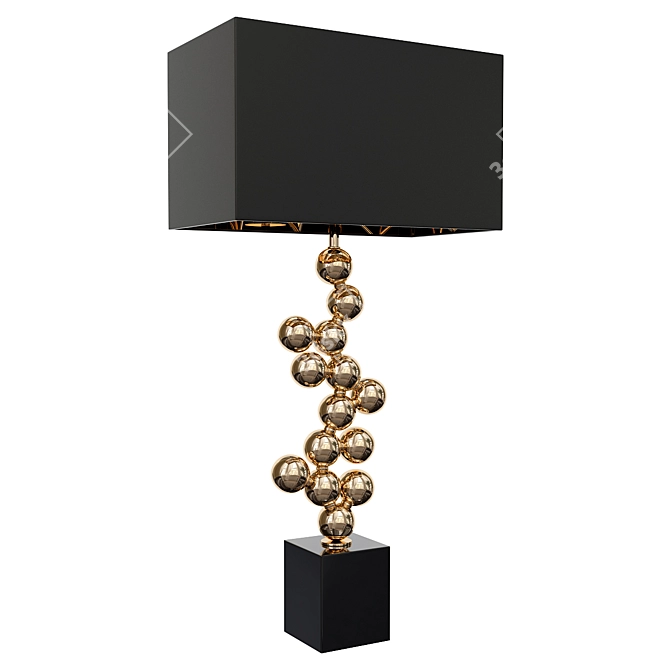 Elegant Folie Table Lamp 3D model image 1