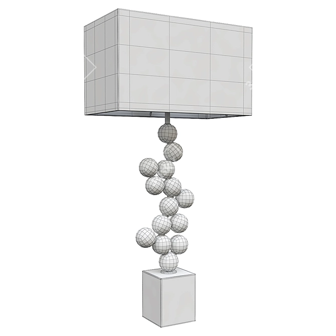 Elegant Folie Table Lamp 3D model image 3