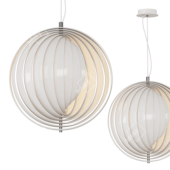 Moonart Light Sculpture Lamp 3D model image 1